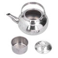 Home Tea Kettle Stainless Steel Exquisite Teapot Coffee Pot With Strainers. 