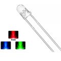 30pcs 5mm RGB Multicolor Fast Flashing Transparent Water Clear 2 Pin Led Light. 