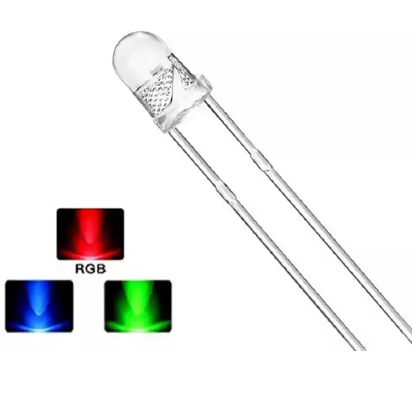 30pcs%205mm%20RGB%20Multicolor%20Fast%20Flashing%20Transparent%20Water%20Clear%202%20Pin%20Led%20Light%20-%20Image%202