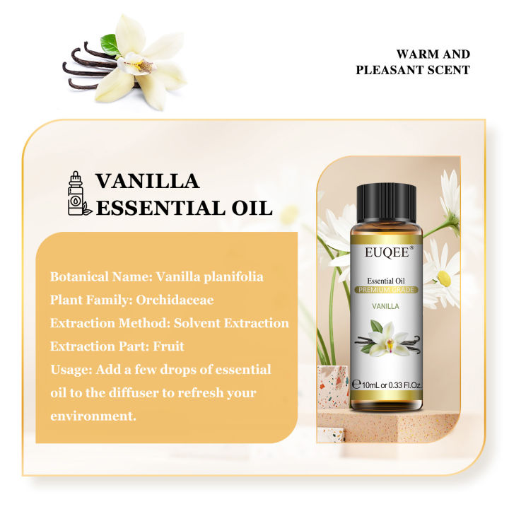 EQEE%2010ml%20Aromatpy%20Essential%20Oils%20Vanilla%20Fragrance%20for%20Aromat%20iffuser%20for%20ome%20Long-Lasting%20Scents%20-%20Image%202