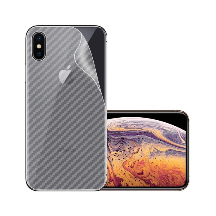 For%20Apple%20Iphone%20Xs%20Max%20Carbon%20Fiber%20Sticker%20Back%20Poly%20Back%20Skin%20Protector%20-%20Image%202