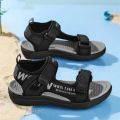Vanmie 2024 Breathable Sport Sandals Summer Beach Shoes for Boys Casual Comfortable Soft Sole Kids Non-slip Sandalias.