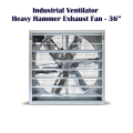 Industrial Ventilator Heavy Hammer Exhaust Fan - 36″.