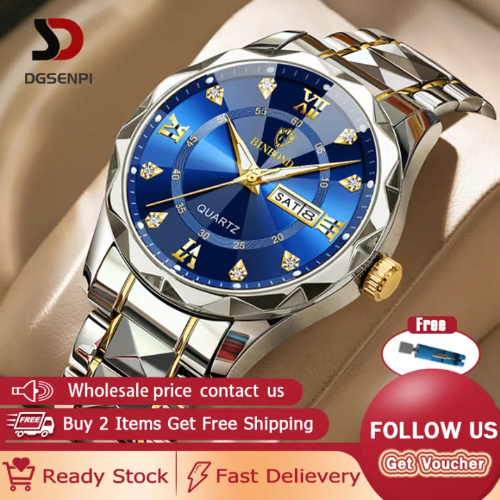 DGSenpi%20Classic%20Business%20Men%20Quartz%20Watch%20Diamond%20Dail%20Dual%20Calendar%20Watch%20Luminous%20Pointer%20Watch%20Steel%20Band%20Men%20Wrist%20Watch%20Waterproof%20-%20Image%202