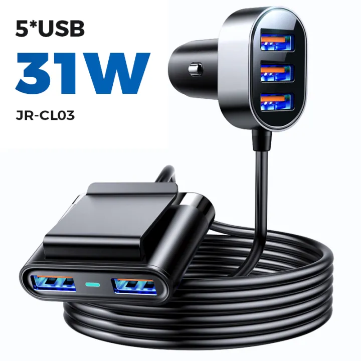 Joyroom%2078W%205-in-1%20Car%20Charger%20Fast%20USB%20C%20Car%20Charger%20PD%203.0%20QC%204.0%203.0%20PPS%2025W%20Type%20C%20Multi%20Car%20Charger%20Adapter%20with%201.5m%20Cable%20-%20Image%207