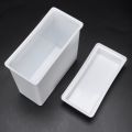 2 in 1 White 24 Pieces Microscope Slides Staining Rack Dish Set.