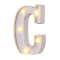 Alphabet Letter LED Night Light Lamp Outdoor Home Club Wedding Party Wall Decor. 