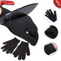 Level 5 Anti Cut Protect Gloves Stainless Steel Wire Metal Mesh Safety Protection Gloves for Kitchen Garden Outdoor Cutting Work. 