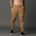 Slim-Fit Chino Gabardine Pants - Khaki - Formal Pant For Men.
