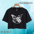 New Trendy Oversized Printed Top For Women's.