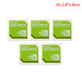 5PCS New NVIDIA GTX GEFORCE Laptop Desktop Label Decorative Sticker.