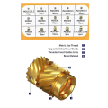 300Pcs Thread Knurled Nuts Brass Knurled Threaded Insert Nuts for 3D Printing Injection Molding.