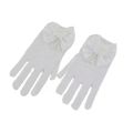 Kids Cream Lace Fishnet Gloves Communion Party Flower Gloves Princess Flower Girls Gloves Etiquette Party Accessories D2R7.