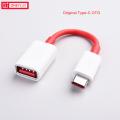 OnePlus Type C - OTG Cable Adapter For One plus - Red and White - Headphone. 