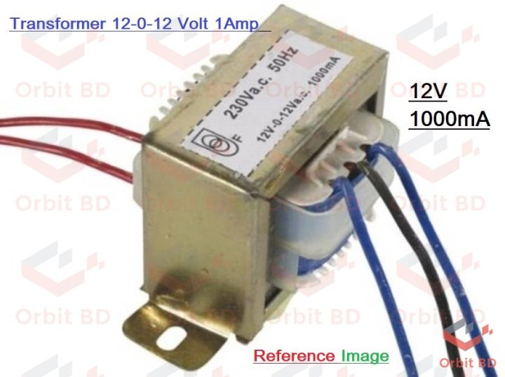 12V 1A Transformer 12-0-12v 1Amp Input AC 220V 50Hz Output DC 12 Volt 1A Step Down Transformers For Power Supplies Electronic Project DIY Adapters