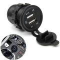 12V Dual Usb Car Lighter Socket Splitter Charger Plug Adapter Power. 
