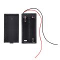 2 x AA 3V Battery Holder Case Box Slot Wired ON/OFF Switch w Cover.