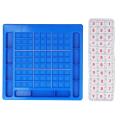 Math Brain Teaser Desktop Toy, Number Brain Teaser Board Toy 9x9 Grids Logical Thinking for Home Play for Kids.