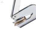 Embosser Stamp Desktop Stamp Multifunction Manual Press Stainless Steel for Wedding Invitation. 