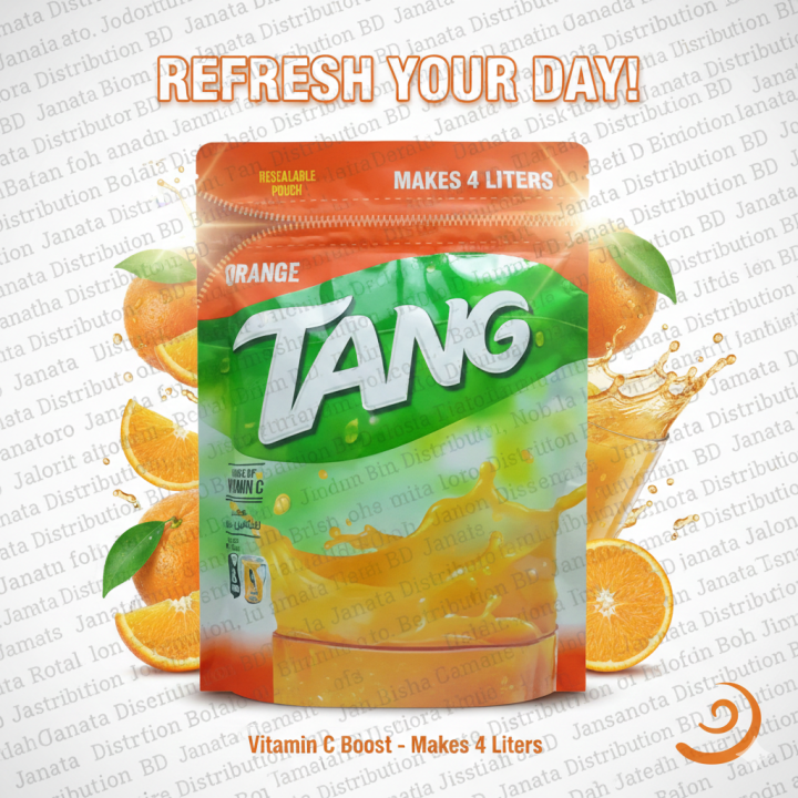 Tang Orange Instant Drink Mix Pouch - 500Gm