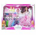 Barbie Princess Doll Set Fashion Doll Pink - Pink - Doll. 