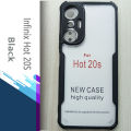 Yonpor ShockProof Case For Infinix Hot 20s - Transparent Silica Gel Matte Slim Thin Back Cover Phone Case With Bumper. 