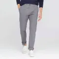Slim-Fit Chino Gabardine Pants - Dark Ash - Formal Pant For Men - প্যান্ট ছেলেদের.