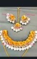Artificial flower ornaments set /flower jewellery for girls and women. 