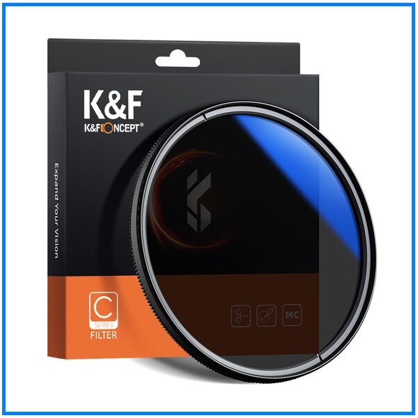 K&F Concept 77mm KF01.1441 HMC Classic Series Slim Multicoated Circular Polarizer CPL Filter