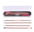 4 5 Pcs Stainless Steel Blackhead Remover Tool Kit Face Massage Whitehead Pimple Spot Comedone Acne Extractor Face Massager. 