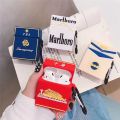 Funny Individual Cigarette Case Bluetooth Headset Cover for Airpods 1 2 Silicone Airpods Case. 