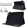 （COD Available)For Samsung Galaxy Tab A8 10.5 2021 Suede Cross Texture Magnetic Clasp Leather Case. 