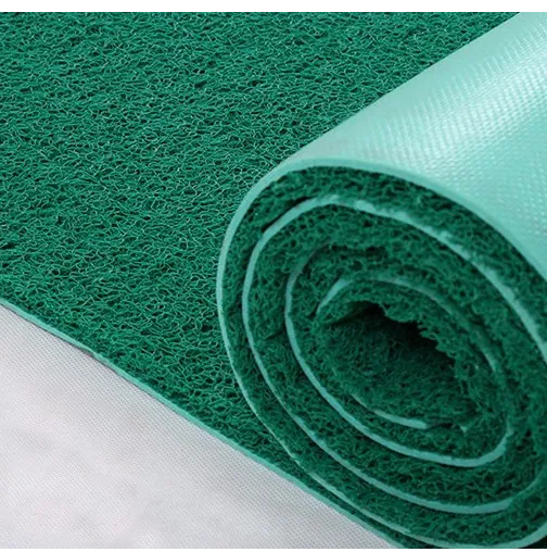 Polyvinyl Chloride-PVC Anti/Non Slip Floor Coil Mat; (4 x 3) Ft, Anti-Fatigue (PVC) Plastic Door Coil Mat, Waterproof & Hard Rubber Plastic Floor/Door Coil Mat