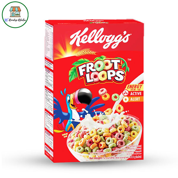 Kellogg's Froot Ring Loops Cereal 300gm