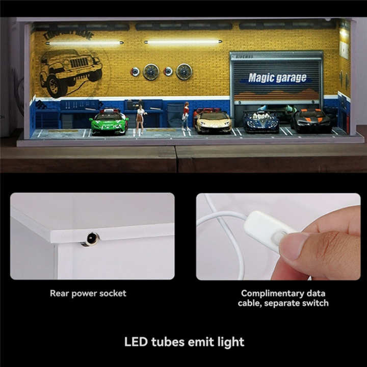 1/64%20Diorama%20Car%20Garage%20Model%20LED%20Lighting%20City%20Car%20Showroom%20Scene%20for%20Miniatures%20Vehicles%20Display%20Model%20Assembled%20Park%20-%20Image%205