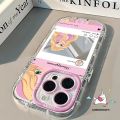 Cartoon Cute Trendy Pretty Princess Graffiti Aishah Tag Case Compatible for IPhone 15 14 11 13 12 Pro Max 7Plus XR XS Max X 7 14 15 8 Plus Luxury Bracelet Mirror Case. 
