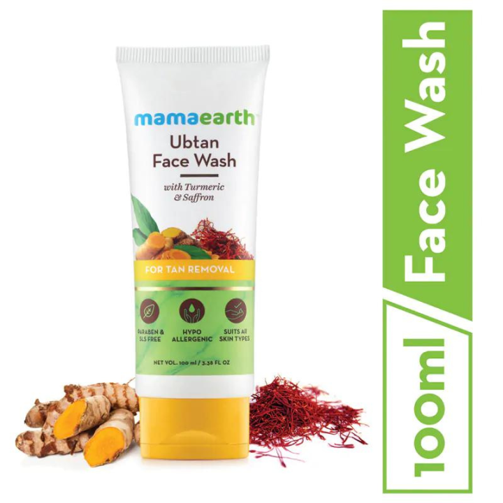 Mamaearth Ubtan Facewash For Tan Removal-100ml (India)