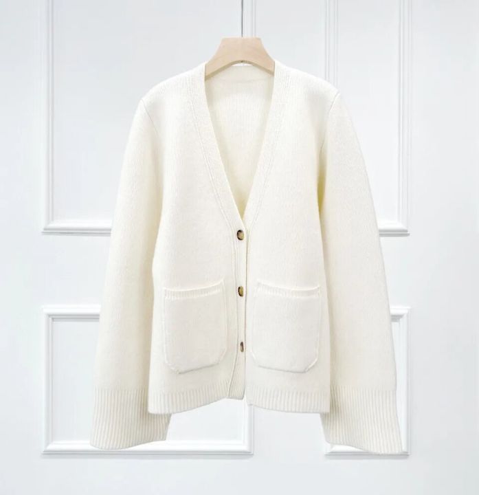 Naizaiga%20100%20merino%20wool%20solid%20brown%20black%20gray%20white%20thicken%20long%20sleeve%20Women%20cardigans%20female%20sweater%20WLHL40%20-%20Image%205