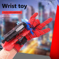 Anime Spider Web Figure Toy Kids Plastic Cosplay Glove Launcher Set Hero Launcher Wrist Toy Set Funny Toys Boy Children's Gift.