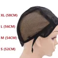 New Fashion Black Weave Caps for Sew in Hair Weft Large Medium Small Wig Cap for Making Wigs with Adjustable Strap Stocking. 