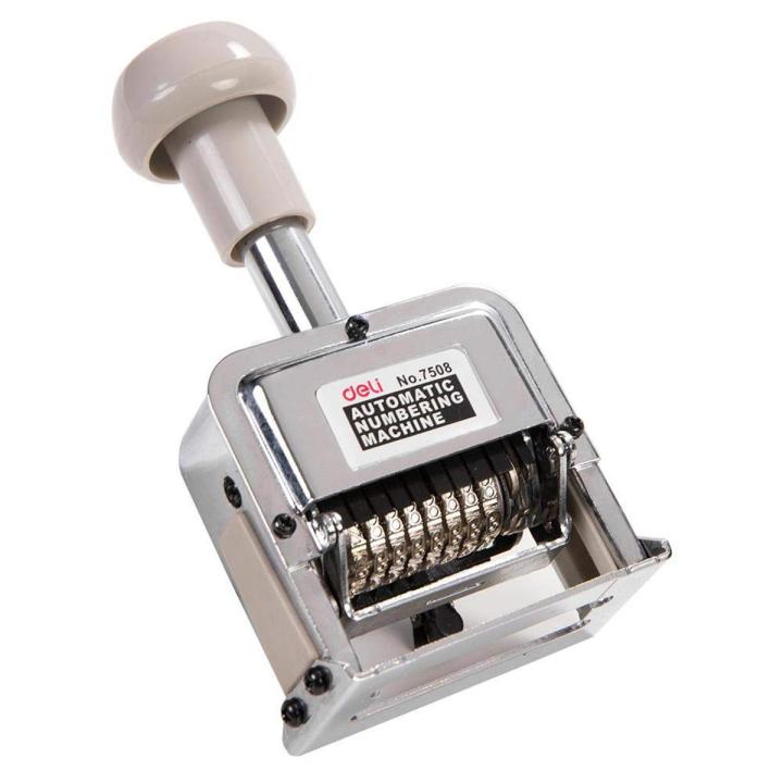 Deli 8 Digits Auto Numbering Machine - E7508 | Daraz.com.bd