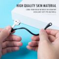 1 Pair Soft Silicone Protective Earhooks Anti-lost Ear Hook Secure Fit Hooks Earphone Holders For Apple Airds 1 2 Pro. 