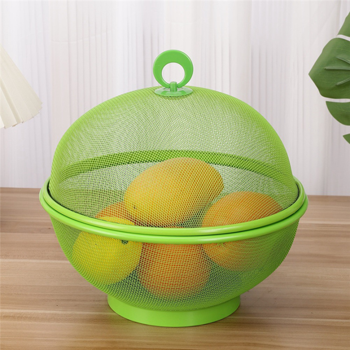 Kitchen%20Ware%20with%20Lid%20Fruit%20Plate%20Vegetable%20Washing%20and%20Draining%20Basket%20Fruit%20and%20Vegetable%20Basket%20Cover%20Red%20Easy%20to%20Use%2027%20X%2027%20X%2013cm%20-%20Image%205