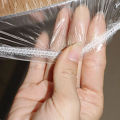 Disposable tablecloth tie mouth elastic belt round table, rectangular table, plastic sheet, film tablecloth cover red. 