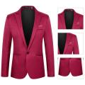 Suit Jacket Classic Lapel Slim Wedding Suit Coat Long Sleeve Men Blazer Men Slim Fit Office Blazer Workwear. 