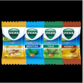 Vicks Cough Drops 1.8g x 12 Mix Packs - Ginger, Menthol, Tulsi & Honey Flavor. 