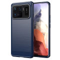 lthmy for Xiaomi 11 Ultra Case Carbon Fiber TPU Soft Silicone Back Cover Armor Phone Case Casing.