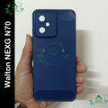 Carbon Phone case for Walton NEXG N70 / N70 / Walton NEXG N70 Carbon Mobile Back Case Soft Carbon Phone Cover.
