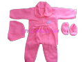 Wool Newborn Baby Winter 1 Set-4 Piece (0-6 Months) Multicolor. 