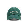 Vintage Denim Embroidered Baseball Hat Washed Denim Cap Outdoor Sun Protection Fishing Hat With Ventilation Hole Sunshade Cap.